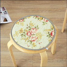 HYLX Cuscino Sedile, Cuscino Sedia, Cuscino Sgabello Rotondo, Cuscino Sedia Floreale Antiscivolo in Cotone Spesso, per Giardino, terrazza Esterna