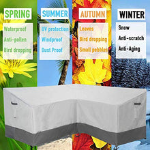 WYZQ Fodere per mobili da Giardino Impermeabili Grandi, Fodere per mobili da Giardino per Esterni da Giardino, Pioggia e Neve Antipolvere Antivento, Tessuto Oxford, per Esterni