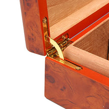LMIAOM Cassa di Sigaro umidificatore con Scatola di Sigaro Rivestita in Legno di Cedro di conteggi in Cedro Accessori Hardware Strumenti Fai-da-Te