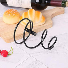 3 Pezzi Bottiglia di Vino da Parete in Ferro, Portabottiglie da Vino in Ferro a Parete, Portabottiglie in Ferro a Parete, Si Applica al Portaoggetti, Portabottiglie, Spirale