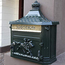 YONGYONGCHONG - Cassetta delle lettere da parete in stile retrò, per esterni, impermeabile, antipioggia