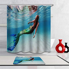 LIYAN Combinazione Bagno. Immagini Chiare E Colori Vivaci Rendono Il Tuo Bagno Pieno di Vita. Accessori da Bagno. Sirena Nell'Oceano.