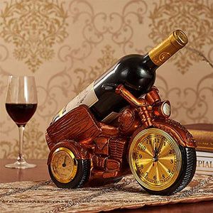 ZYNWW Portabottiglie per Vino dal Design, Cremagliera del Vino del Bello E Pratico Portabottiglie Vino Creativo del Supporto Bottiglia Artigianato Ornamenti,30 X 14 X 27cm.