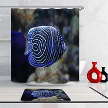 LIYAN Combinazione Bagno. Immagini Chiare E Colori Vivaci Rendono Il Tuo Bagno Pieno di Vita. Accessori da Bagno. Pesce Azzurro Nell'Oceano.