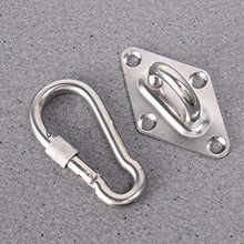 ABOOFAN 1 set di ganci per sedia a dondolo accessori per appendere la sedia a molla, ganci girevoli a molla, amaca e piastra fissa accessori