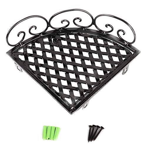 Mensola di Supporto in Bagno Mensola del Bagno di Forma del Triangolo del Rack di Stoccaggio di Arte del Ferro Appeso A Parete del Bagno per La Cucina della Toilette