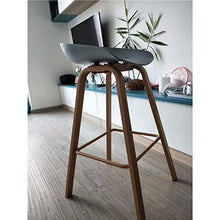 N/A Set di 2 sgabelli da Bar Moderni e Confortevoli Senza braccioli Sgabello da Bar Sedia Sgabello da Cucina per la casa e la Cucina (Nero)