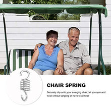 Yardwe - 2 Molle di trazione per Poltrona sospesa e Amaca, per Porch Swing, in Acciaio Inox, 440 Lbs (7 mm)