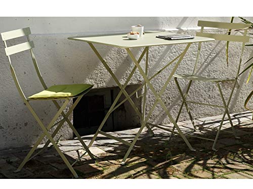 EMU Arc en Ciel Set: Tavolo Pieghevole Voce 334 Centimeter. 50 x 70 e 2 sedie Item 314 Colore Tortora cod. 71