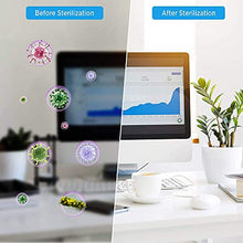 VBARV Disinfettante a Luce UV Portatile, sterilizzatore a Luce UV-C Portatile, Carica USB, Senza Prodotti chimici, Tasso di sterilizzazione del 99,9%, Ottimo per casa, Ristorante