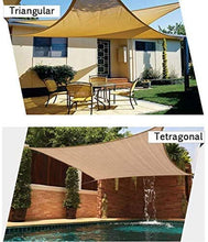 MVNZXL Panno per Protezione Solare Perfetto, Tenda da Sole Beige all'80%, Protezione Solare per Esterni Resistente alla Polvere e all'Usura (7 Piedi x 10 Piedi)