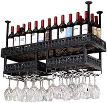 KDMB Scaffali per Vino in Stile Scaffale per Vino in Metallo Scaffale in Ferro per Bar Scaffali galleggianti per Uso Domestico Loft (Dimensioni: 120 * 31 cm)