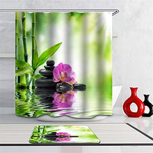 LIYAN Combinazione Bagno. Immagini Chiare E Colori Vivaci Rendono Il Tuo Bagno Pieno di Vita. Accessori da Bagno. bambù Verde. Calcolo. Fiore.