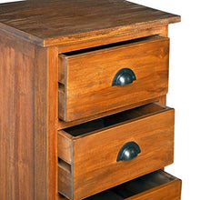 FAMIROSA Credenza 45x35x110 cm in Legno Massello di Teak