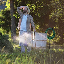 Relaxdays Sostegno Porta Tubo per il Giardino, Autoportante, per Tubi Lunghi 61 m, Acciaio, HLP 107,5 x 25 x 18 cm, Nero