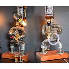 JiangM Steampunk - Lampada industriale, in stile retrò, stile industriale, per caffè, bar, scrivania, robot da tavolo, dispenser per vino, bar, supplies