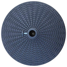 Outsunny Base per Ombrellone Diametro 4 Cm 4 Rotelle con Freni Tondo da Giardino Acciaio Resina ∅52 x 41cm Nero