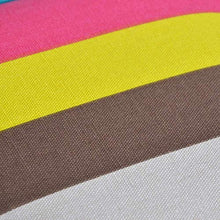 WCY Set di Cuscino per sedili Profondi per Esterni da Interno, Patio Cuscini per sedie Posteriore Alto Antiscivolo Traspirante overtuffed Cibo Stripe strofinaggio Sedile e 40x40cm (16x16in) yqaae
