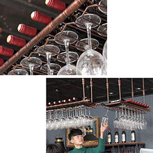 YWYW Portabicchieri da Vino Portabottiglie da Appendere Portabicchieri da Appendere Portabicchieri da Bar per Bar Portabottiglie da Soggiorno da Appendere (Dimensioni: 120 * 30 cm)