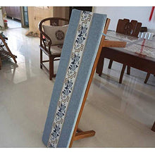 Cuscini per sedie da pranzo rettangolari addensati, cuscino per sedile lungo patio, cuscino per panca antiscivolo con lacci, cuscino per divano per interni esterni U 30x120 cm