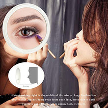 B Beauty Planet Specchio ingranditore da 12,7 cm con ventose, utilizzabile per l'applicazione del trucco, pinzette, rimozione di punti neri e imperfezioni (Viola)