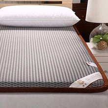 DFamily Premium Futon Materasso, tradizionale giapponese da pavimento Futon Materasso Pad dormire Tatami Tappetino Materasso da pavimento pieghevole per mamma papà marito Moglie, grigio, 180 * 200 cm