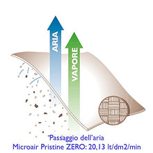 MICROAIR Pristine Zero Set Barriera Antiacaro 1 Coprimaterasso Singolo cm 90x200x22 + 1 Copricuscino Standard cm 50x80