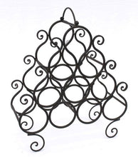 DanDiBo Scaffale Vino JC130060 in Metallo per 10 Bottiglie Porta Bottiglie 52cm Scaffale Bottiglie