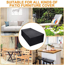 N / A Mobili 42Sizes terrazza Giardino Esterno coperture Impermeabili Pioggia slipcovers Neve Divano, Tavolo, Sedia Resistente alla Polvere Denaro Copertura, 180x120x74cm