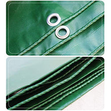 Telone di Tela Cerato Resistente Impermeabile Verde con Occhielli, Telo di Copertura per Piante da Campeggio All'aperto in PVC per Mobili da Giardino, Piscina, Auto, Camion, Alta qualità