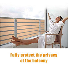 80x900cm Schermo Privacy Frangivista Balcone Frangivento Anti-UV Telo Oscurante Impermeabile Giardino terrazza Recinzione Copertura 50cm Occhiellato per Protezione con Fascette e funi/Colore Crema