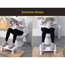 Moligh doll Sgabello WC Pieghevole, Sgabello Accovacciato Multifunzionale con Aromaterapia, Sgabello WC Antiscivolo Creativo