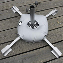 Fealay Base per Ombrellone da Spiaggia Porta Pesi Portatile Pieghevole Portapacchi Base Tonda per Terrazza Esterna