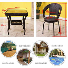Sedie da Giardino Rattan, Tavolo e sedie da Giardino, Giardino Esterno arredo salottino da Giardino 4 Sedie Set Bistro tavoli da Giardino con sedie offerte,Sedia Terrazze