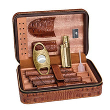 Ljf 4 sigari sigari umidificatore Portatile Sigaro Sigaro humidor sigari umidificatori Scatola di Sigaro Scatola di sigari di Viaggio buona Tenuta Prestazioni Migliore Regalo