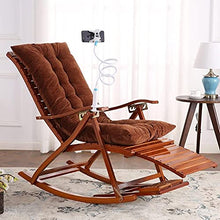 Brown Rosso bambù Sedia a Dondolo Adulto Sedia per Adulti Sedia reclinabili reclinabili Pieghevole Pranzo Break Balcone Sedia Couch Lounge Sedia Easy Sedia Sedia Beach Sedia da SPI