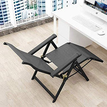 CDFCB Pieghevole Sun Lounger Garden Sedia Pieghevole Lounge Sedia Sole Sedia Sole Giardino Pranzo Break Office Siesta Sedia Regolabile Schienale Balcone Sedia da Spiaggia pieghevol