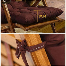 eewopjkj Cuscino per Lettino Supporto per Schienale Alto Addensare Cuscino per Sedia Relax Extra-Large Cuscino reclinabile Cuscini per Sedia a Dondolo Cuscini da Giardino-Viola 48x155 cm