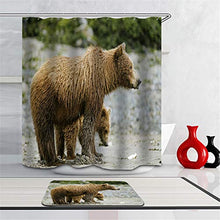 LIYAN Combinazione Bagno. Immagini Chiare E Colori Vivaci Rendono Il Tuo Bagno Pieno di Vita. Accessori da Bagno. Orso Madre E Figlio.