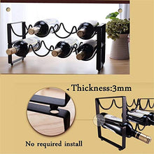 Classico Ferro impilabile vino del supporto rack con bagagli Banco di vino vino rack modulare rack robusta Bottle Holder Vino Armadio magazzino |Bottiglie di vino Organizzatore Legno Cabinet Heavy Dut