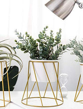 Scaffale per Fiori Nordico Semplice Supporto per Fiori Creativo Struttura in Metallo Vaso Di Fiori in Ceramica Pianta Verde Decorazione Balcone Interno, O&YQ
