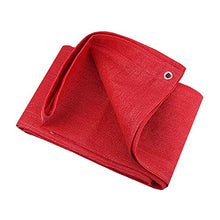 Rete parasole YXX 95% Ombra Panno Rosso, Resistente ai Raggi UV Premium Net Shades Pannello con Occhielli, Piante da Esterno Fiori Covers Serra (Size : 2mx2m)