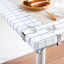 Clip per tovaglia, in acciaio inox, 6 pezzi, per tovaglia, tovaglia, clip per tovaglia, per esterni, picnic, barbecue, matrimonio, feste fai da te
