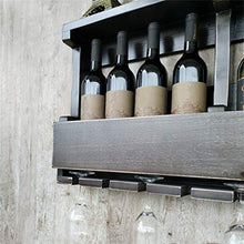 BINGFANG-W Wine Rack Legno a Parete Cabinet, Bottiglia di Champagne Bagagli Mensola Supporto dell'esposizione Portavini