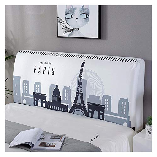 JHWSX Fodera Protettiva per Testiera, Fodera per Testiera del Letto Fodera Elastica per Testiera del Letto in Pelle di Legno Fodera per Protezione Antipolvere per Testiera del Letto