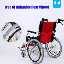 Carrozzine Semoventi, Trasportabili da Viaggio, Pieghevoli da Viaggio Leggero Lega di Alluminio Semovente Trolley da Viaggio per Disabili/Anziani Trolley per Scooter per Anziani/Disabili A