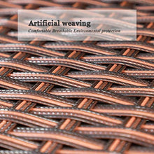 WUTONG Summer Rattan Cool Relax Chair Camping Festival Pesca in Giardino Beach BBQs Chair Lunch Rest Chair Tessuto Idrorepellente e Traspirante