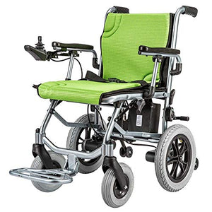 FTFTO Accessori per la casa Anziani Disabili Sedia a rotelle elettrica ergonomica a Doppio Motore Sedia a rotelle Sedia a rotelle elettrica in Alluminio per Anziani disabili può durare 20 km