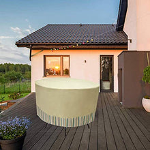 Fodere per mobili da giardino 122x66cm, Fodere per mobili da esterno, Fodere per mobili da riporre, Tessuto Oxford 600D per impieghi gravosi, Resistente all'acqua, Set di sedie per tavoli rotondi