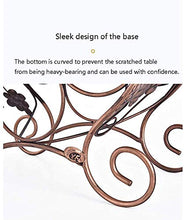 RINGLICHT F Controsoffitto Wine Rack, I Titolari Ferro in Piedi Tavolo Vino Bagagli Stand, Creativo Bagagli Supporto del Basamento, Display Tavolo 7 Bottiglie di Vino Gratis Home Office